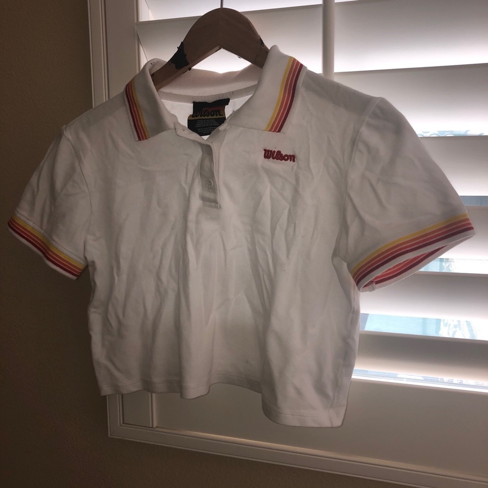 new wilson cropped polo